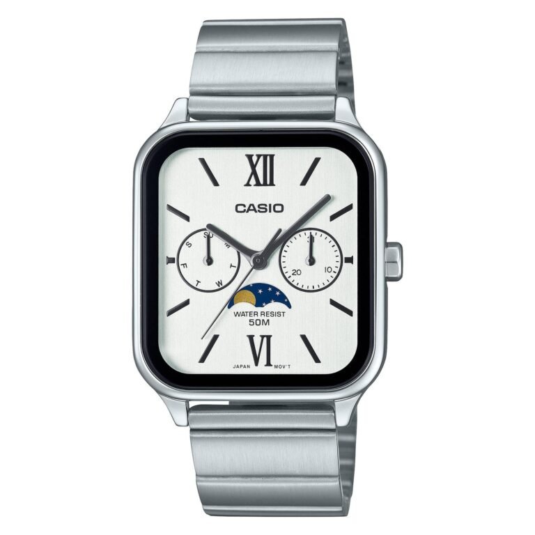MTP-M305D-7A2V Reloj Casio para Caballero, moonphase Análogo 41mm