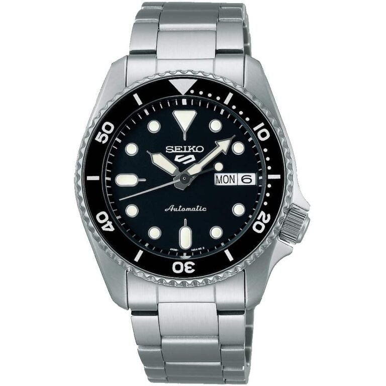 SRPK29K1 Reloj Seiko para Caballero, 5 Sports Black 38mm Automático