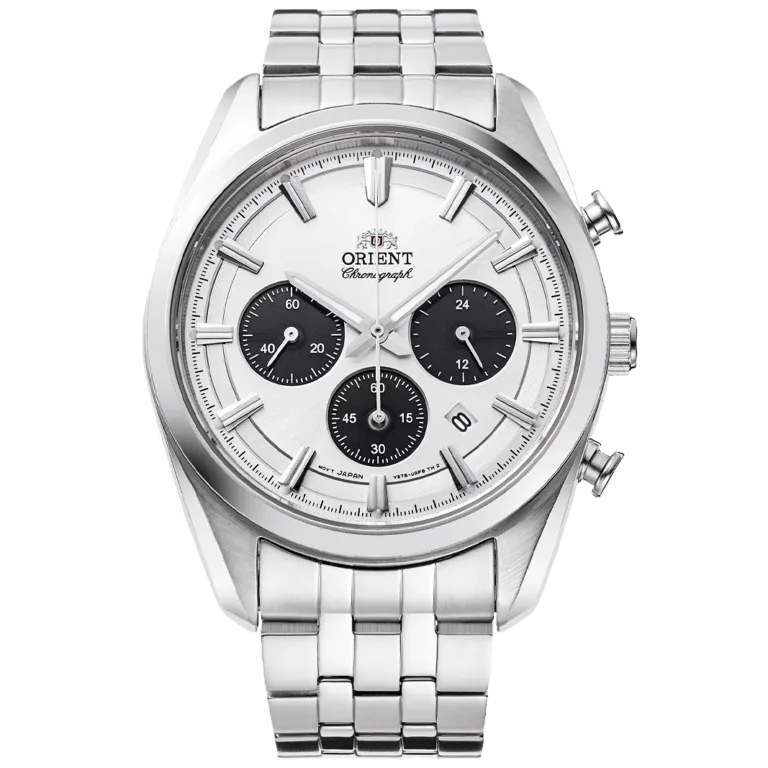 RA-TX0305S Reloj Orient para Caballero, contemporáneo Solar Cronógrafo 40mm