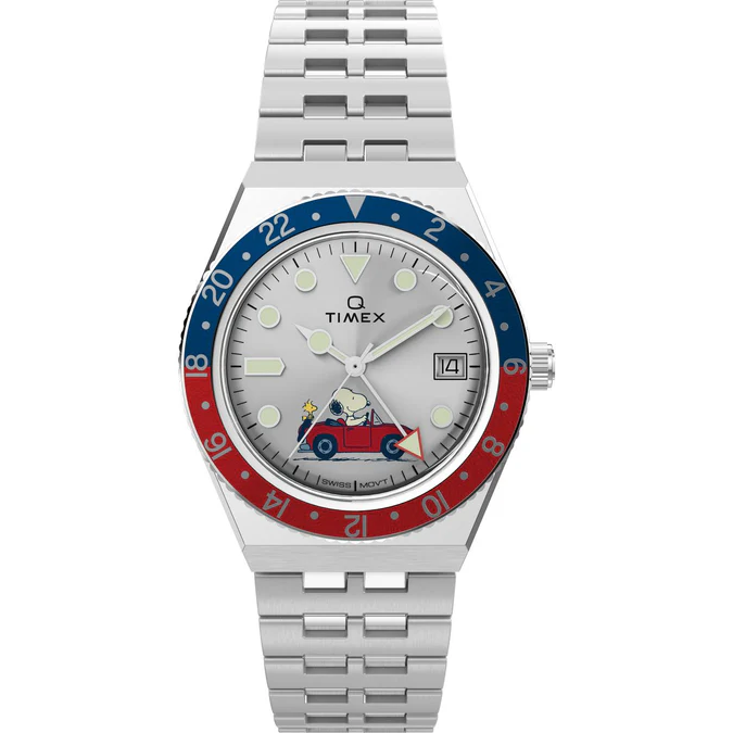 Timex Q Snoopy GMT TW2W83300 