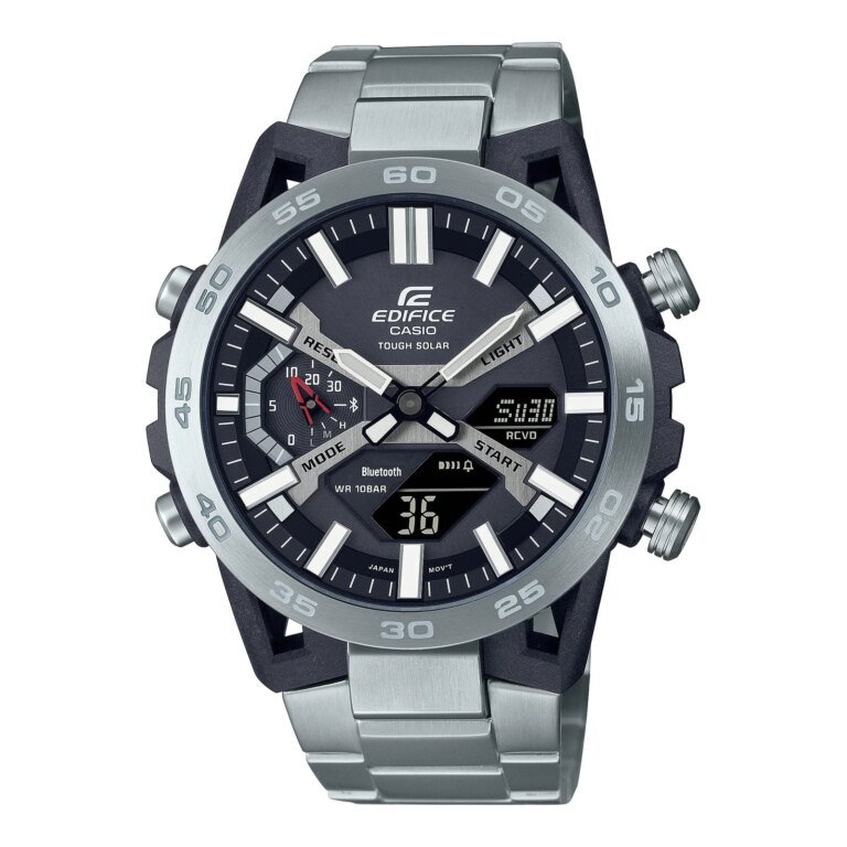 ECB-2000D-1A Reloj Edifice para Caballero, Casio Edifice Automático Solar 47mm