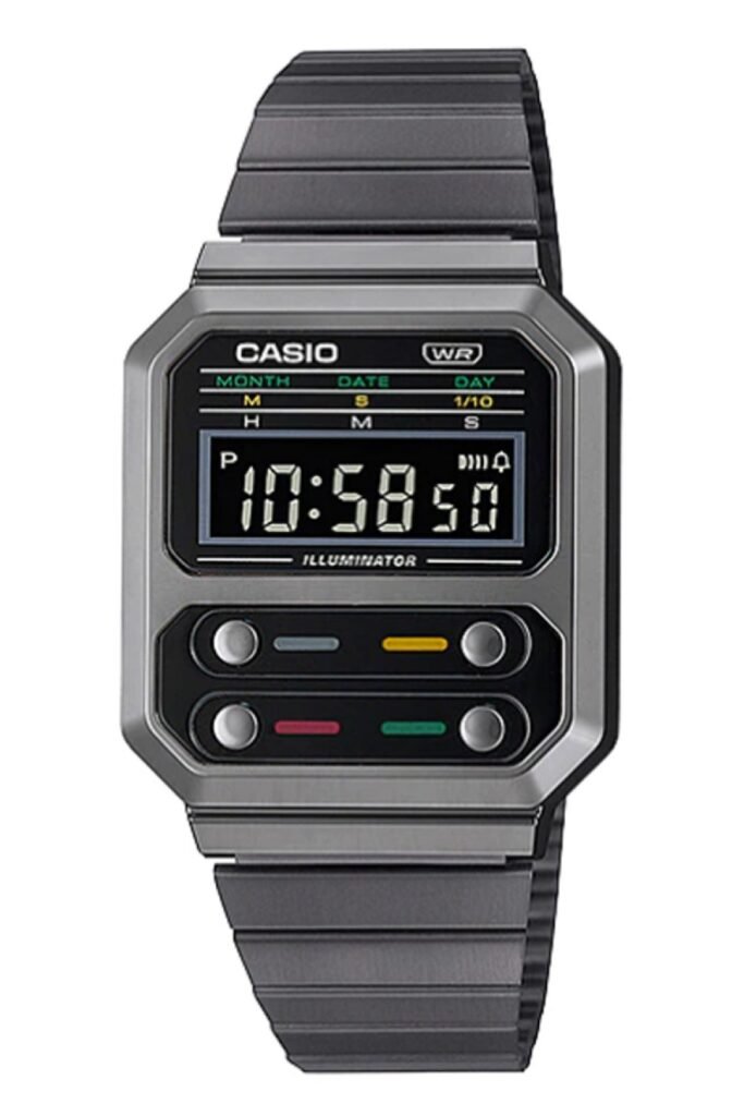 Casio Vintage Alien Black on Blank