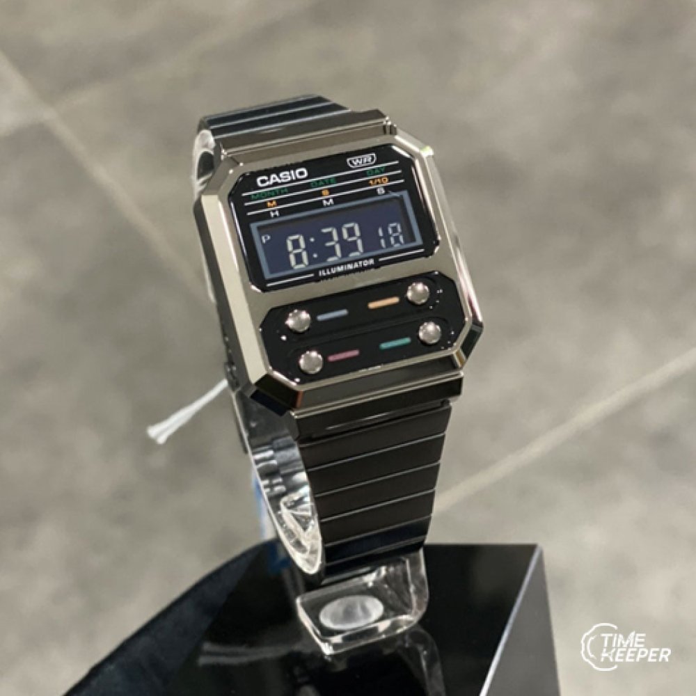 Casio Vintage Alien Black on Blank