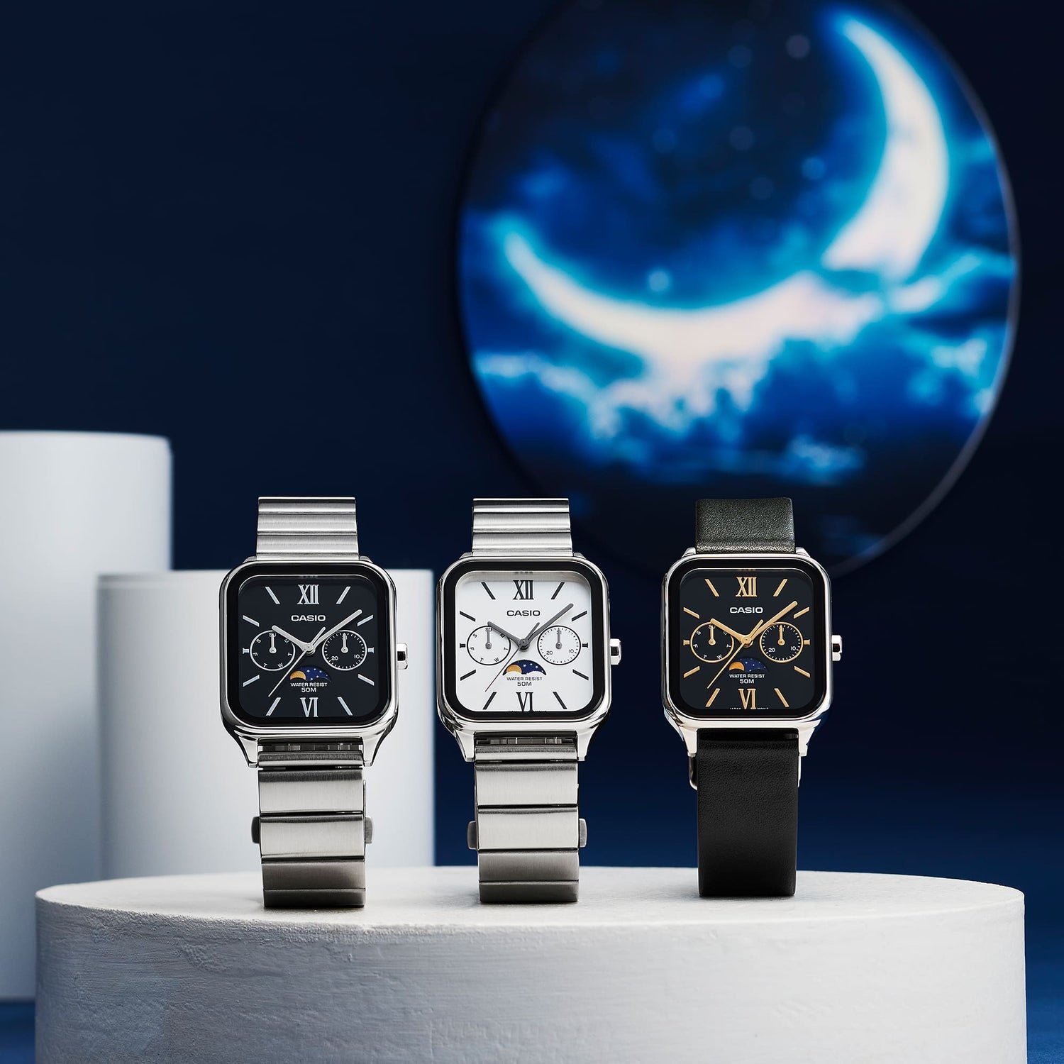 Casio moonphase MTP-M305D-7A2V