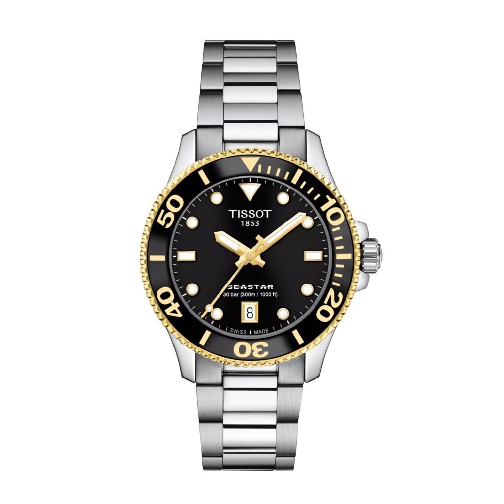 T120.210.21.051.00 Reloj Tissot Seastar 1000 de hombre correa de metal