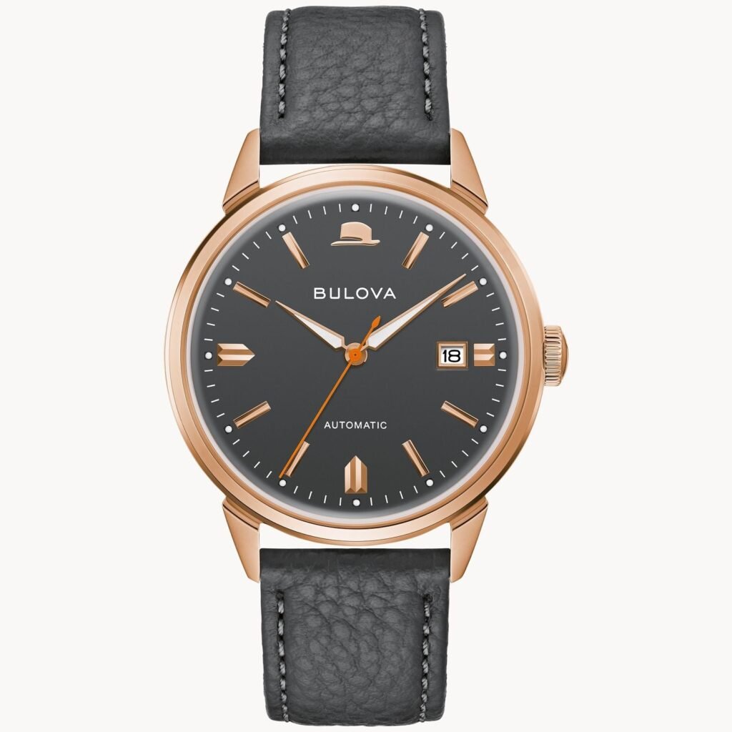 97B206 Reloj Bulova Summer Wind Frank Sinatra de caballero banda de piel