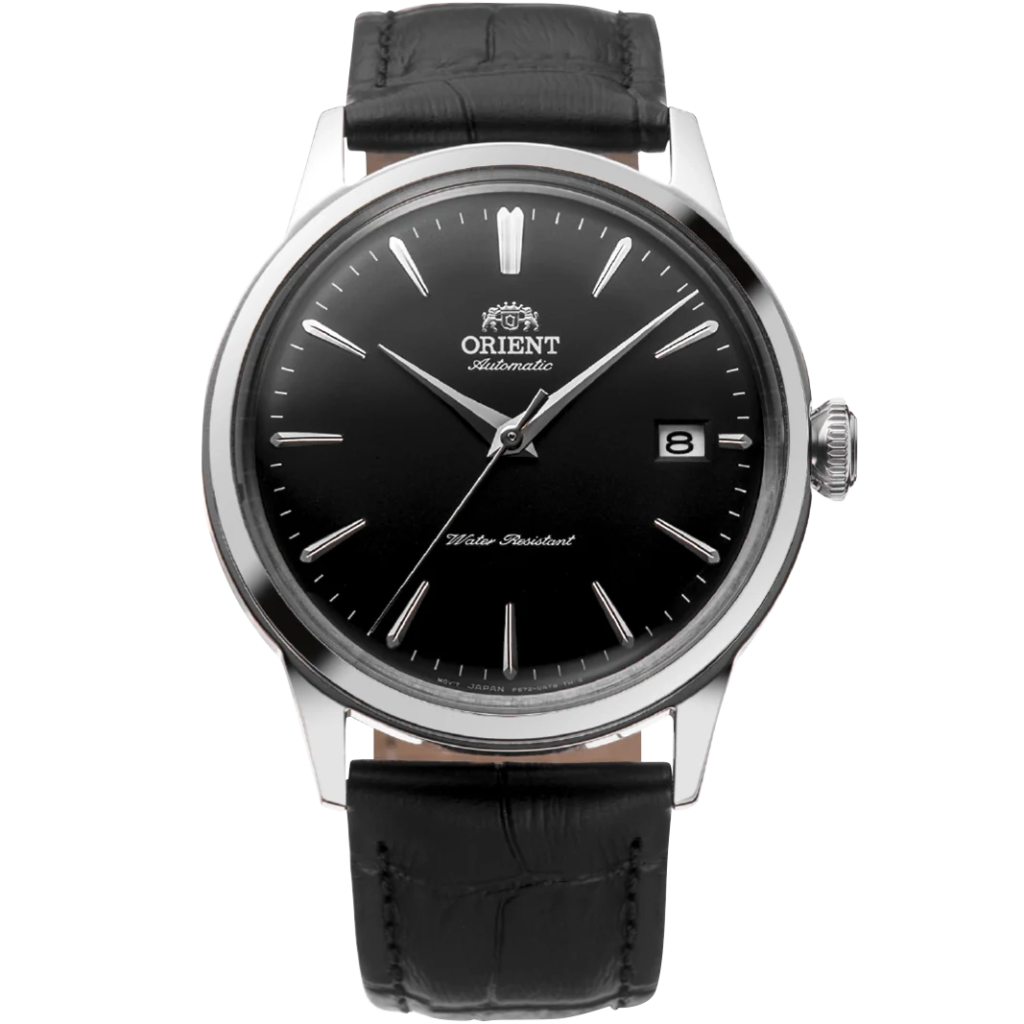 RA-AC0M02B Orient Bambino de caballero pulsera de cuero