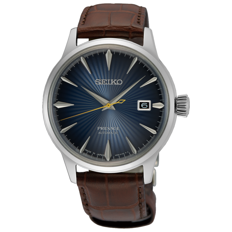 SRPK15J1 Reloj Seiko Presage Cocktail de caballero pulsera de piel