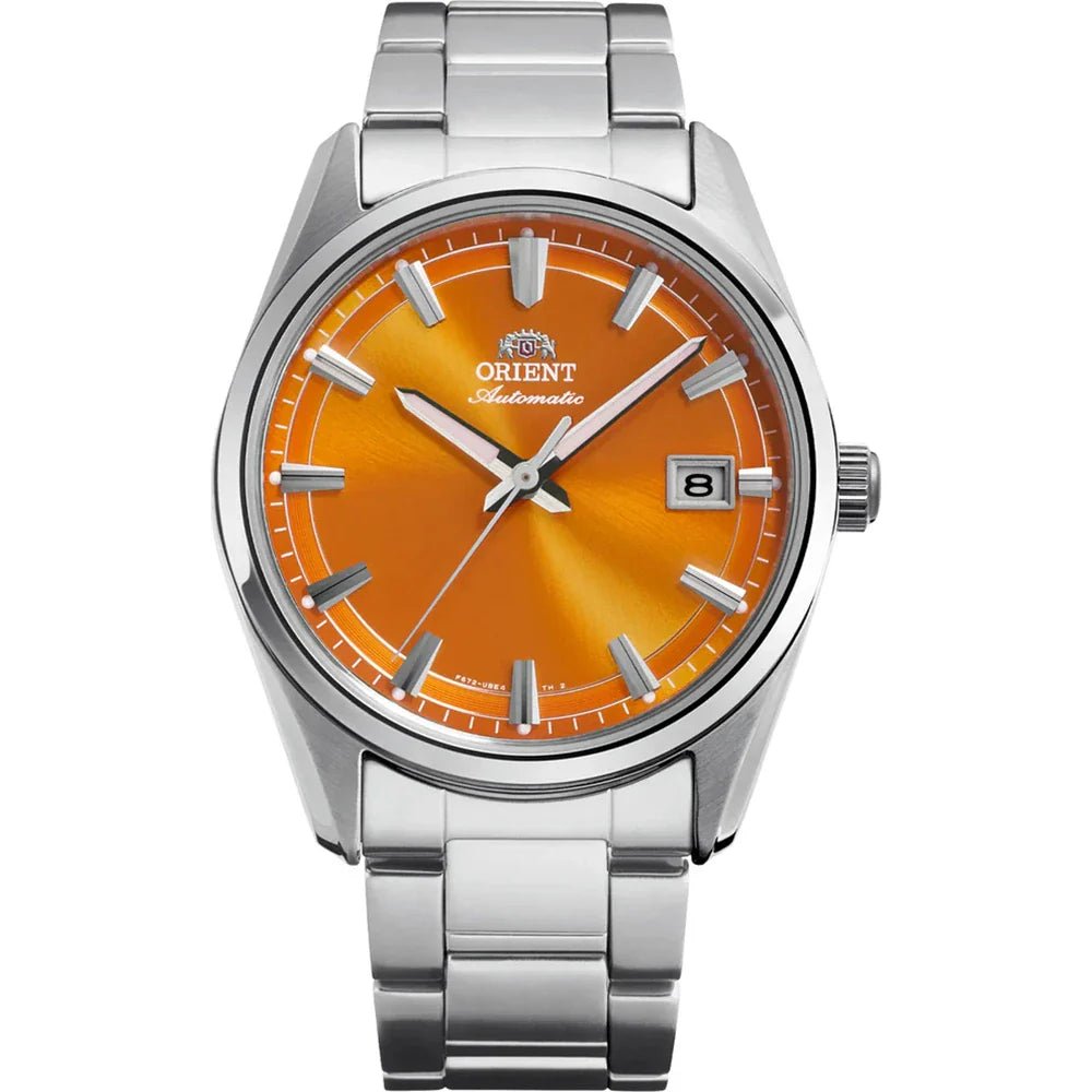 RA-AC0R08Y Reloj Orient Stretto Date de hombre correa de metal