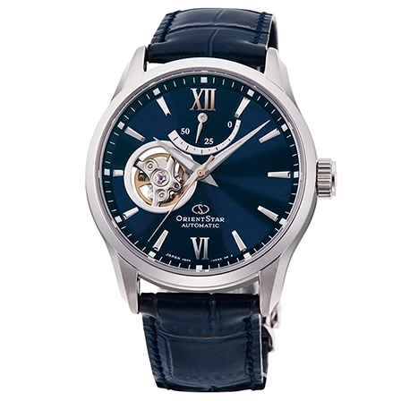 RE-AT0006L Reloj Orient Star Semi Skeleton de hombre correa de cuero