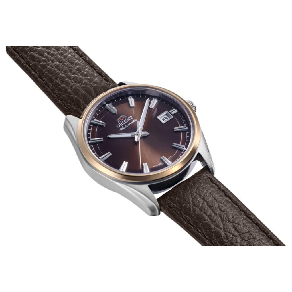 RA-AC0R03Y Reloj Orient Stretto Date de hombre banda de piel
