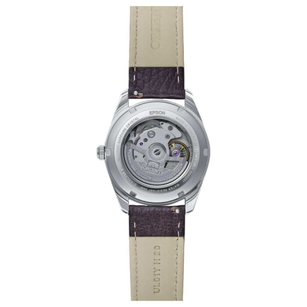 RA-AC0R03Y Reloj Orient Stretto Date de hombre banda de piel