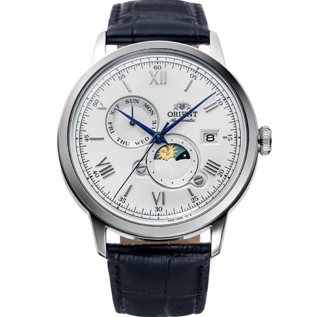 RA-AK0802S Orient Bambino de caballero pulsera de cuero