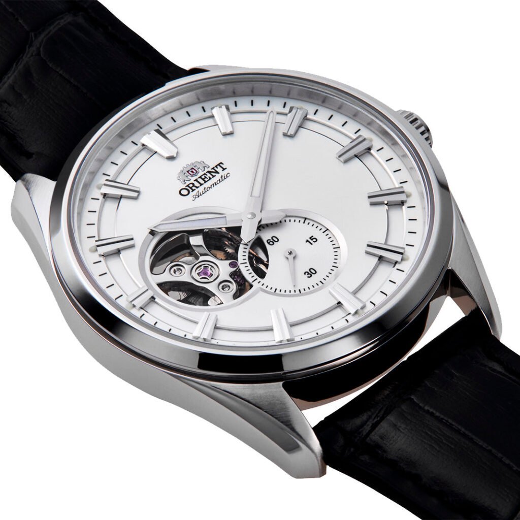 RA-AR0004S Reloj Orient Semi Skeleton de hombre correa de metal