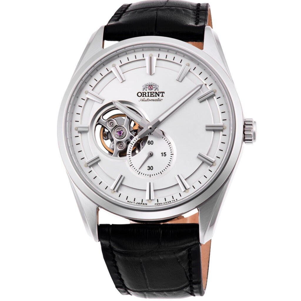RA-AR0004S Reloj Orient Semi Skeleton de hombre correa de metal