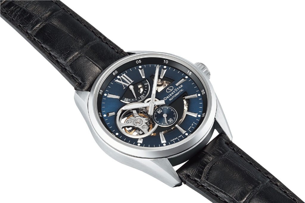 RE-AV0005L Reloj Orient Star automático de caballero correa de cuero