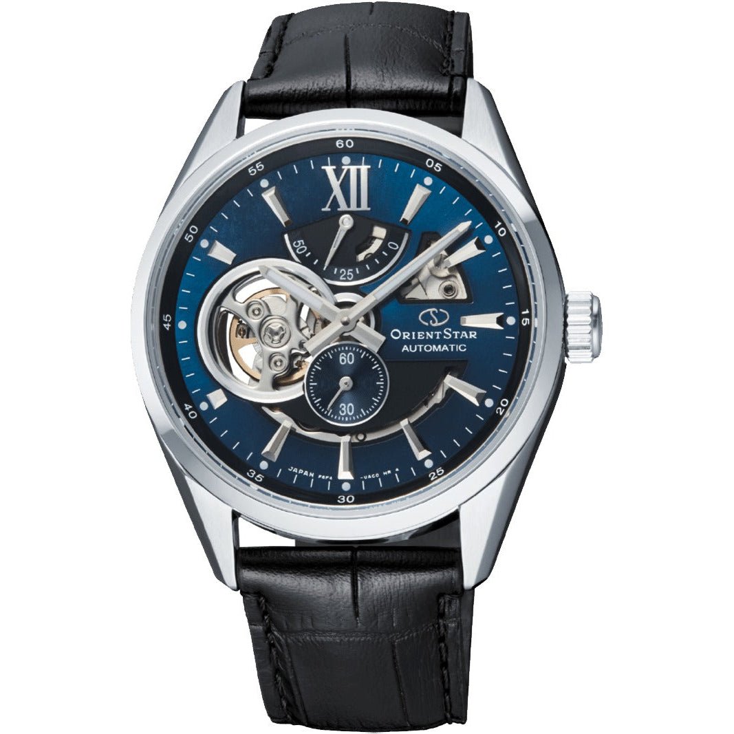 RE-AV0005L Reloj Orient Star automático de caballero correa de cuero