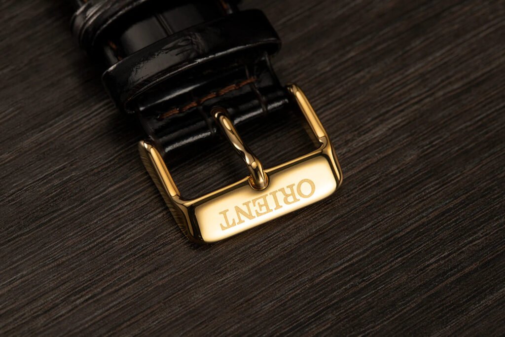 TAC00007W Orient Bambino de caballero pulsera de cuero